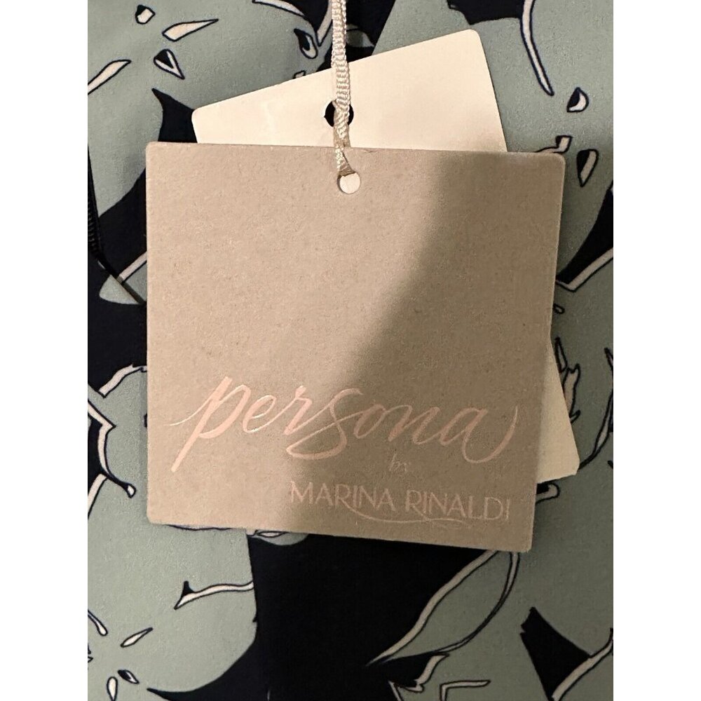 NWT Marina Rinaldi Women's  Sz 16 Devon Floral Printed Shift Dress Lined Zipper - Picture 4 of 8